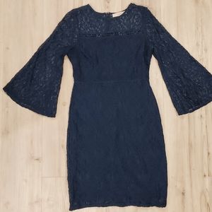 Loft Bell-Sleeved Dress